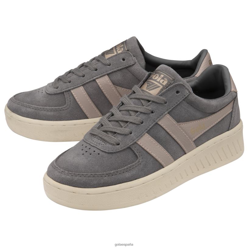 calzado V4PZL643 mujer Gola tenis classics grandslam de ante fresno/flor