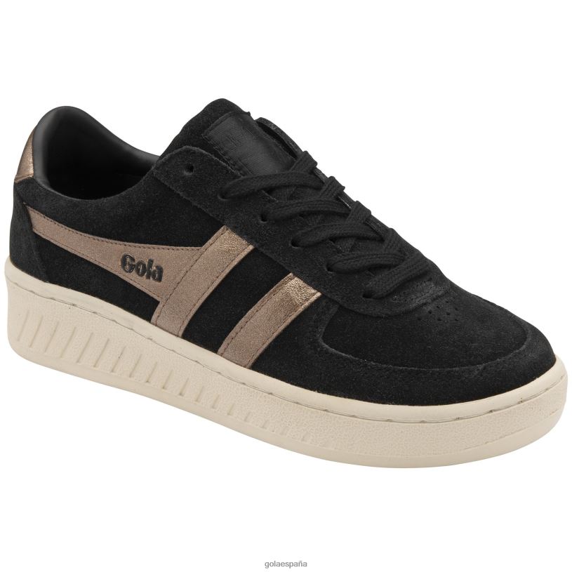 calzado V4PZL646 mujer Gola zapatillas clásicas grandslam flame negro/cobre