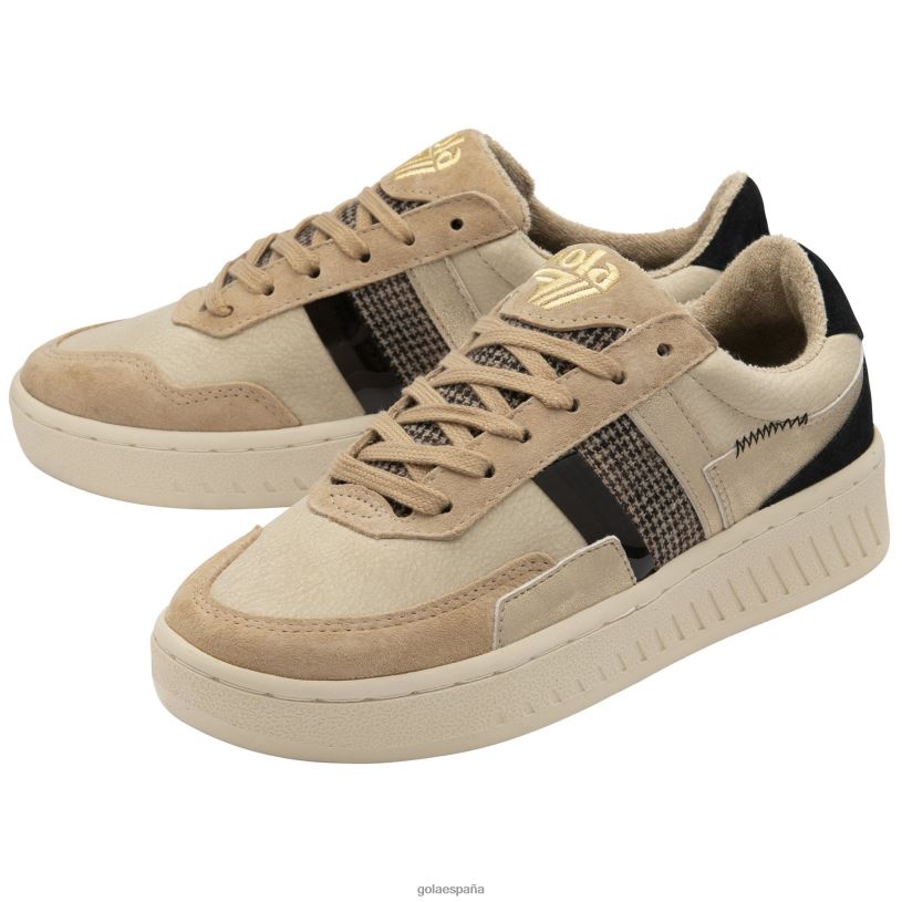 calzado V4PZL650 mujer Gola zapatillas clásicas grandslam mode avena/tweed/multi