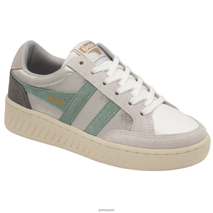 calzado V4PZL668 mujer Gola zapatillas clásicas superslam blaze plateado/verde niebla/gris pluma