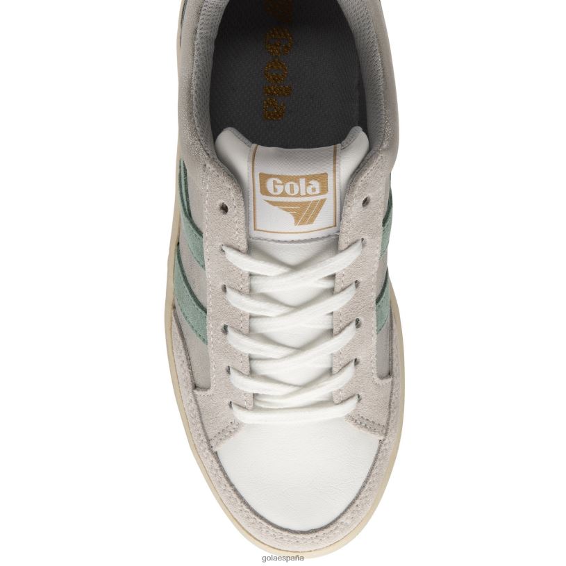 calzado V4PZL668 mujer Gola zapatillas clásicas superslam blaze plateado/verde niebla/gris pluma