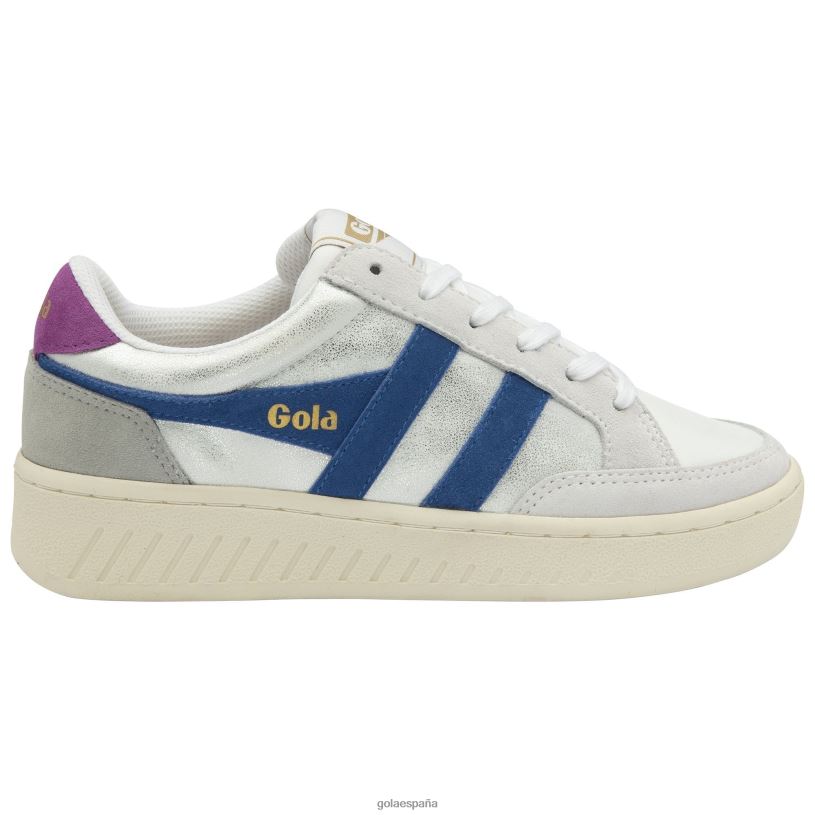 calzado V4PZL669 mujer Gola zapatillas clásicas superslam blaze blanco/zafiro/dedalera