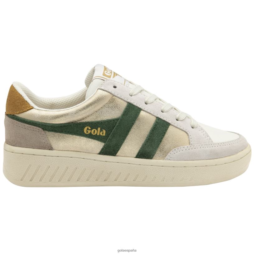 calzado V4PZL670 mujer Gola zapatillas clásicas superslam blaze oro/siempre verde/azúcar moreno
