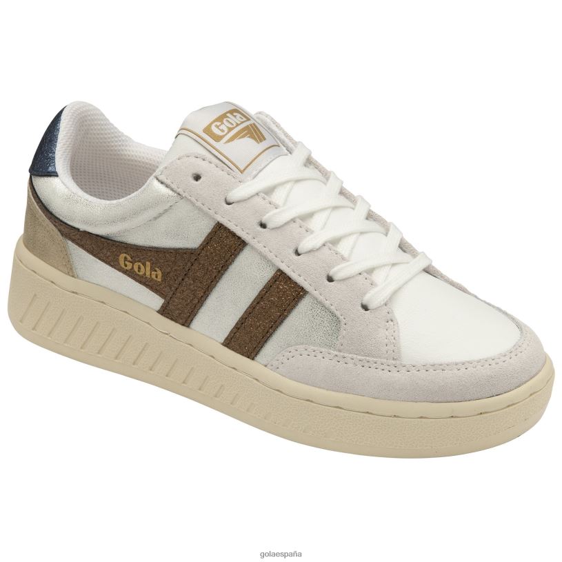 calzado V4PZL671 mujer Gola zapatillas clásicas superslam blaze blanco/cobre/marino