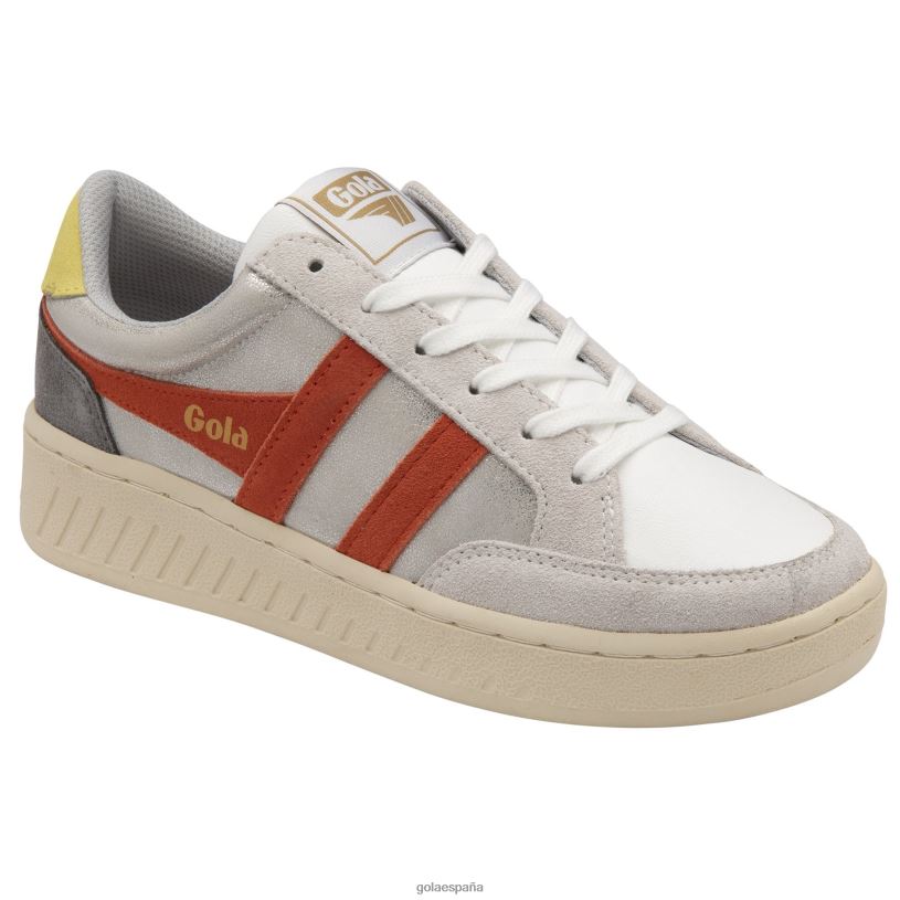 calzado V4PZL672 mujer Gola zapatillas clásicas superslam blaze plateado/coral caliente/protagonismo