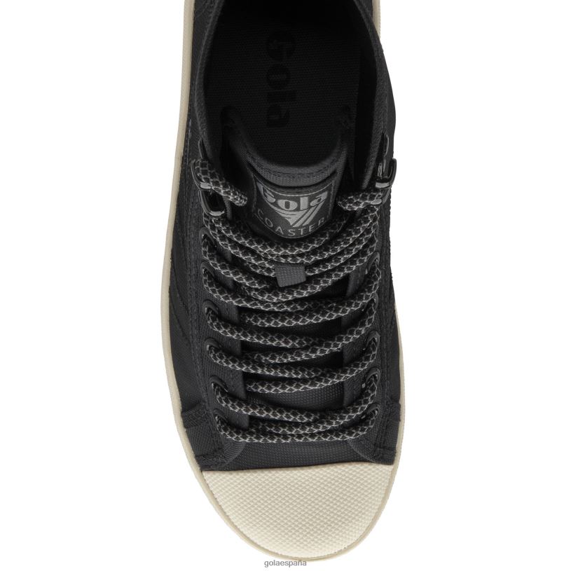 calzado V4PZL289 mujer Gola zapatillas clásicas de montaña con pico de montaña negro/blanco roto