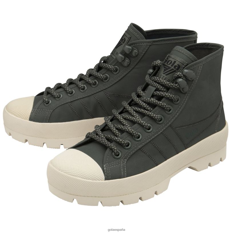 calzado V4PZL292 mujer Gola zapatillas clásicas de montaña con pico de montaña pizarra/blanco hueso