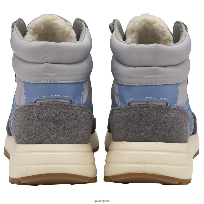 calzado V4PZL294 mujer Gola zapatillas altas clásicas chicago gris claro/azul vista
