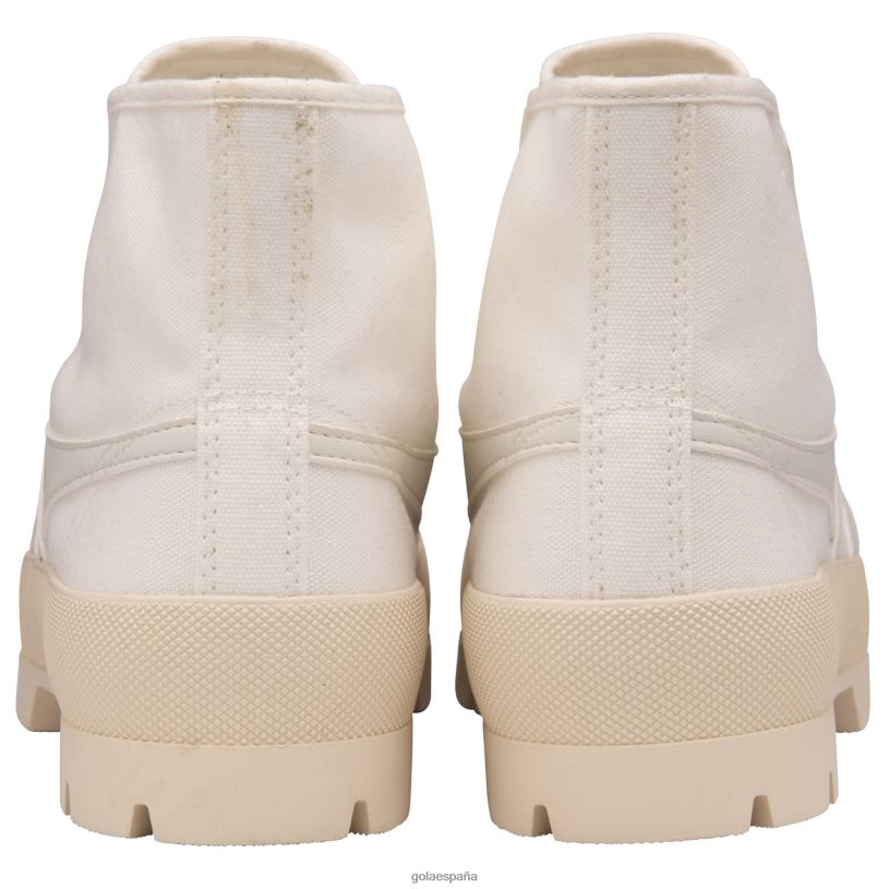 calzado V4PZL288 mujer Gola zapatillas altas vegan classics coaster peak blanquecino