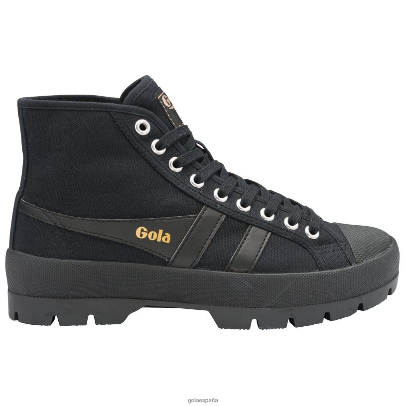 calzado V4PZL290 mujer Gola zapatillas altas vegan classics coaster peak negro