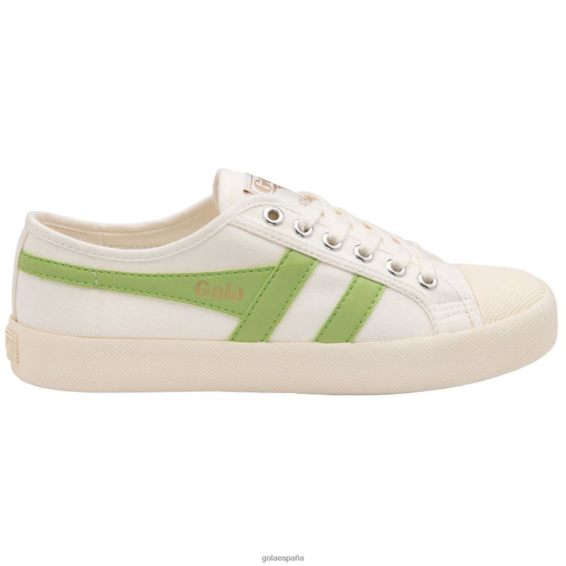 calzado V4PZL434 mujer Gola posavasos de clásicos veganos blanco hueso/verde pátina