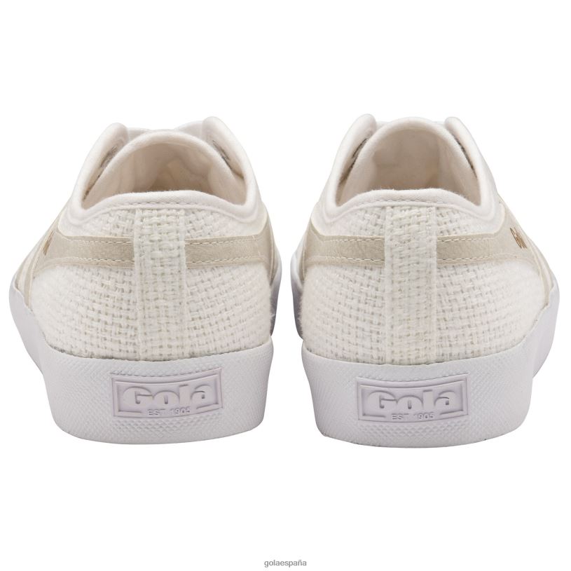 calzado V4PZL439 mujer Gola Posavasos Vegan Classics de rafia blanco/naturaleza