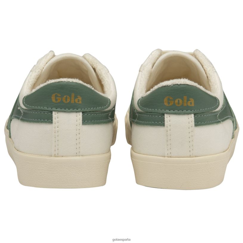 calzado V4PZL446 mujer Gola zapatillas de tenis clásicas veganas marca cox 8 blanquecino/niebla verde