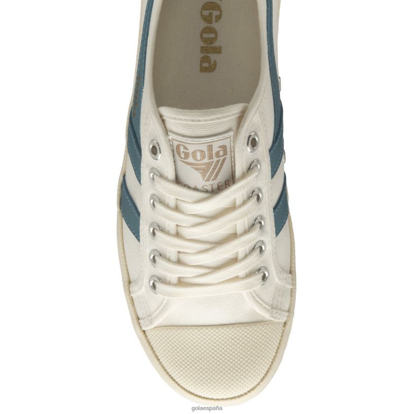 calzado V4PZL451 mujer Gola posavasos de clásicos veganos blanquecino/océano