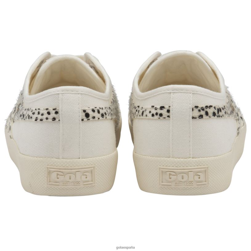 calzado V4PZL465 mujer Gola Safari en montaña rusa con clásicos veganos blanquecino/guepardo