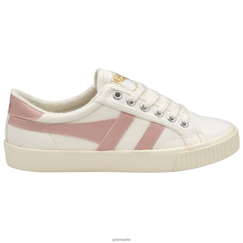 calzado V4PZL496 mujer Gola tenis clásicos veganos marca cox zapatillas 9 blanco roto/rosa tiza