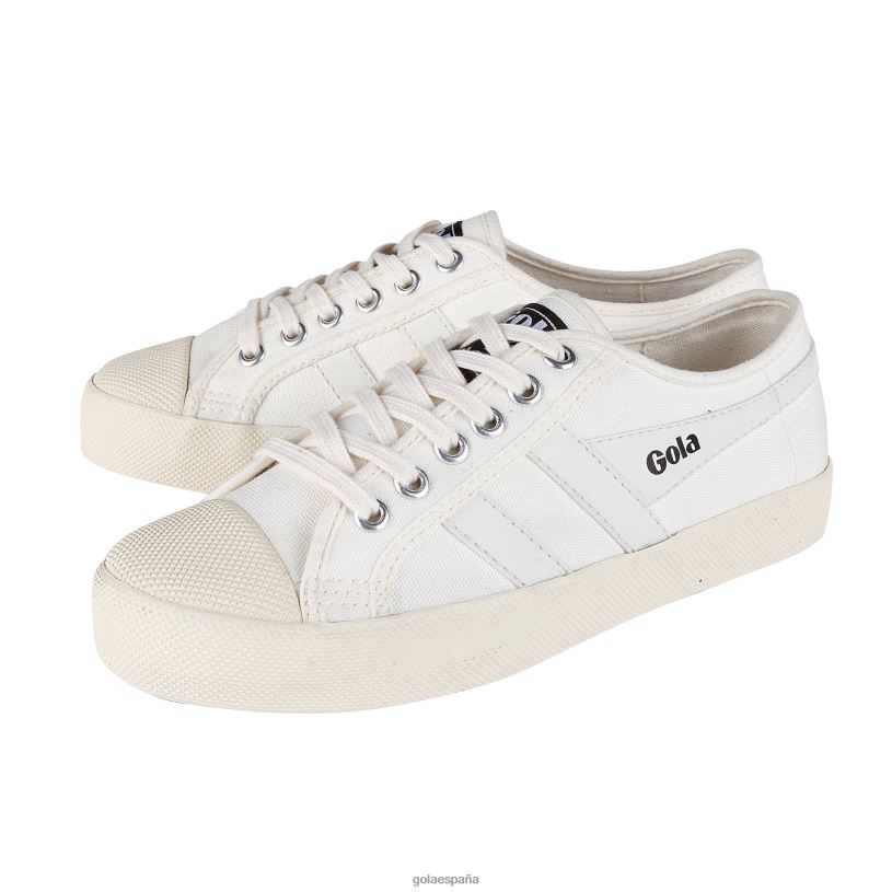 calzado V4PZL499 mujer Gola posavasos de clásicos veganos blanquecino