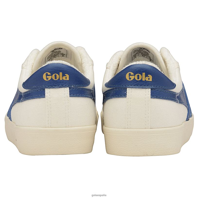 calzado V4PZL505 mujer Gola tenis clásicos veganos marca cox zapatillas 9 blanco roto/azul vintage