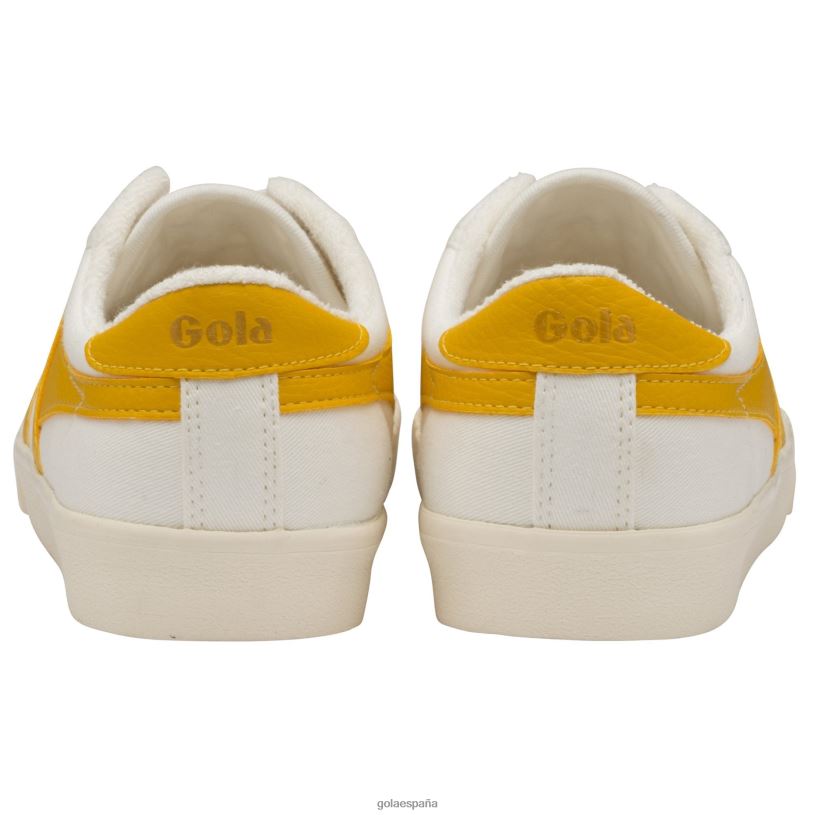 calzado V4PZL514 mujer Gola tenis clásicos veganos marca cox zapatillas 9 blanco hueso/sol