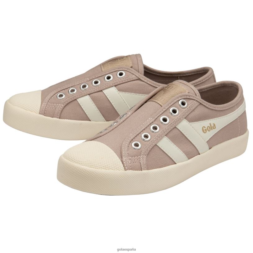 calzado V4PZL516 mujer Gola posavasos clásicos veganos flor/blanco roto