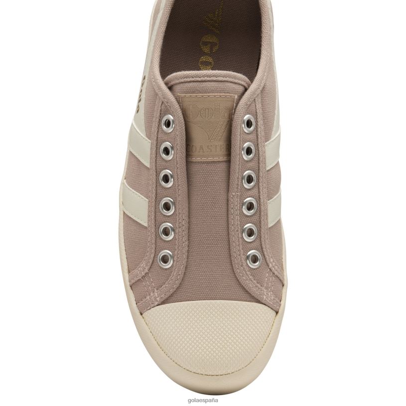 calzado V4PZL516 mujer Gola posavasos clásicos veganos flor/blanco roto