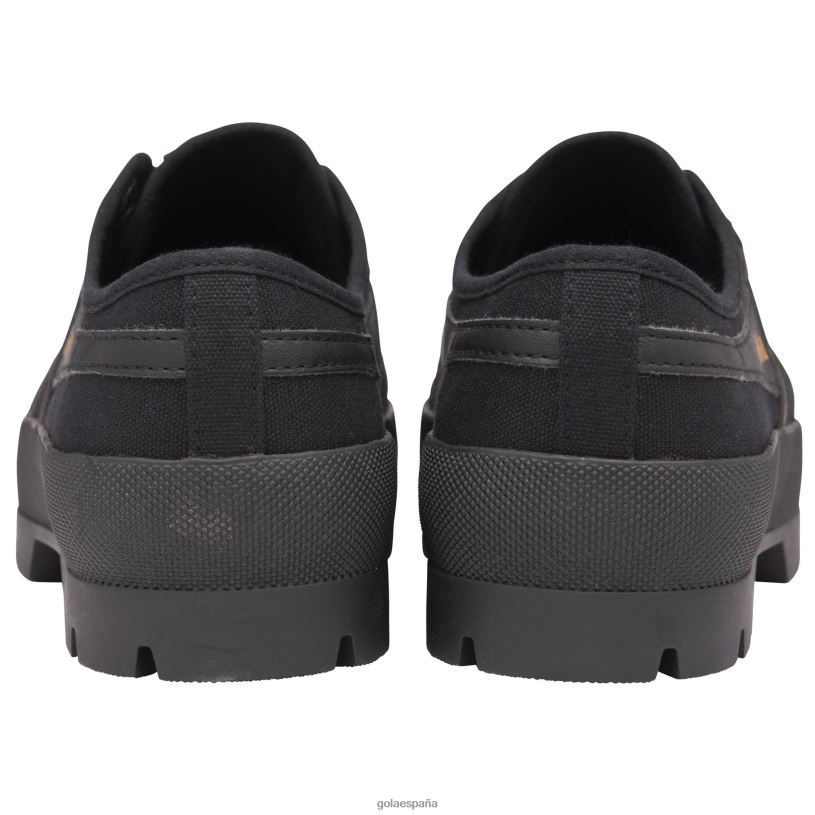 calzado V4PZL544 mujer Gola tenis clásicos veganos con pico de montaña negro