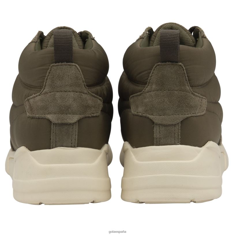 calzado V4PZL296 mujer Gola zapatillas clásicas lunares caqui