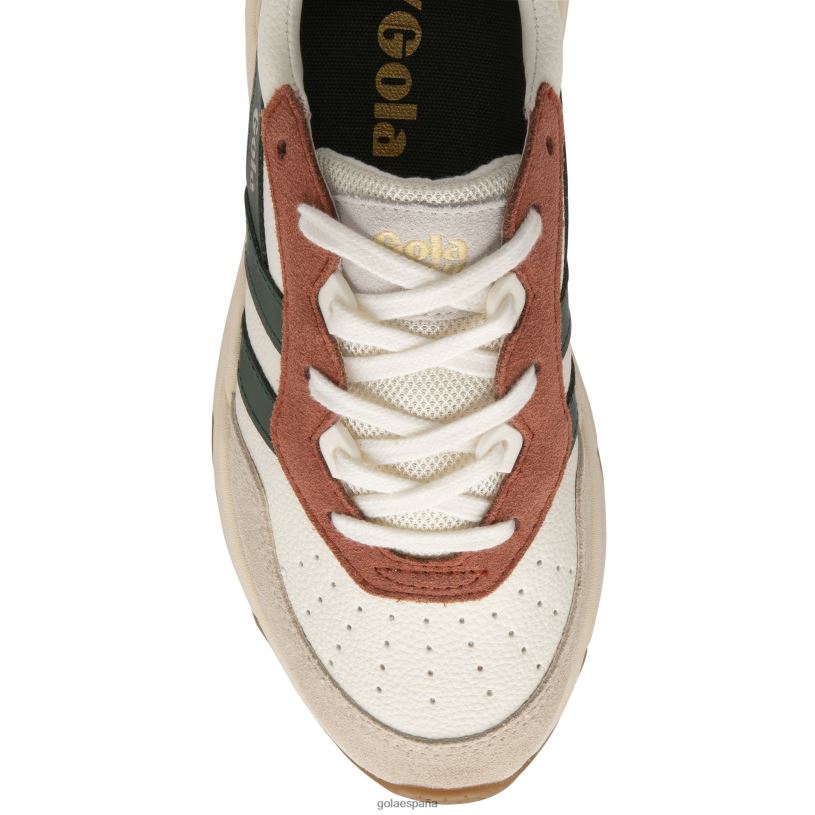 calzado V4PZL327 mujer Gola tenis classics saturn quadrant blanquecino/trigo/siempre verde/sol