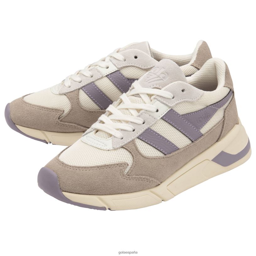 calzado V4PZL330 mujer Gola zapatillas clásicas tempest blanco roto/gris pluma/lirio