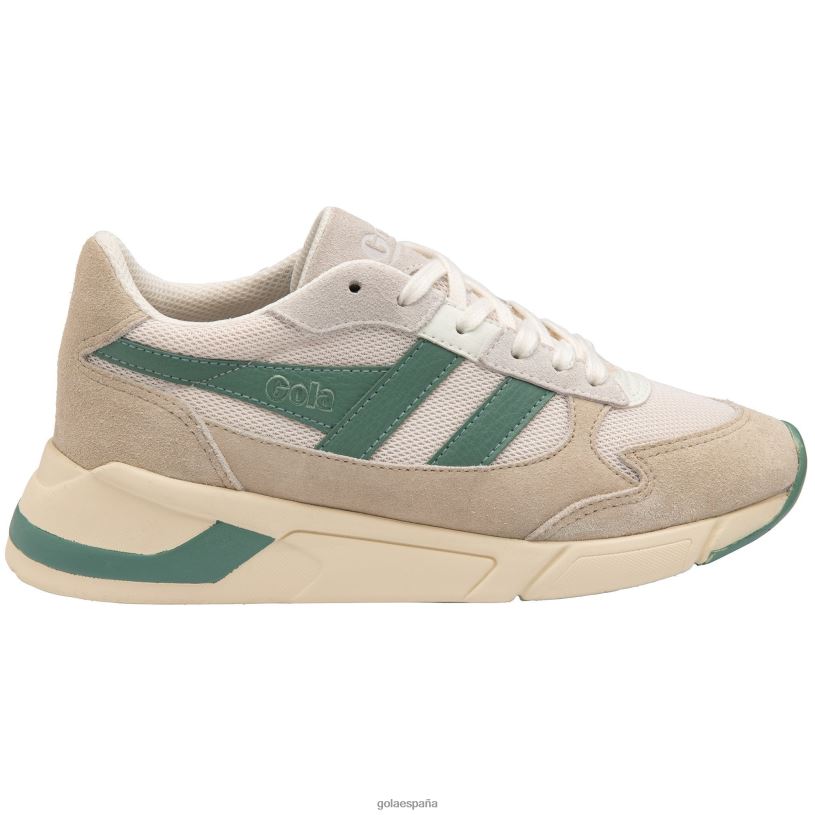 calzado V4PZL331 mujer Gola zapatillas clásicas tempest blanco roto/trigo/niebla verde