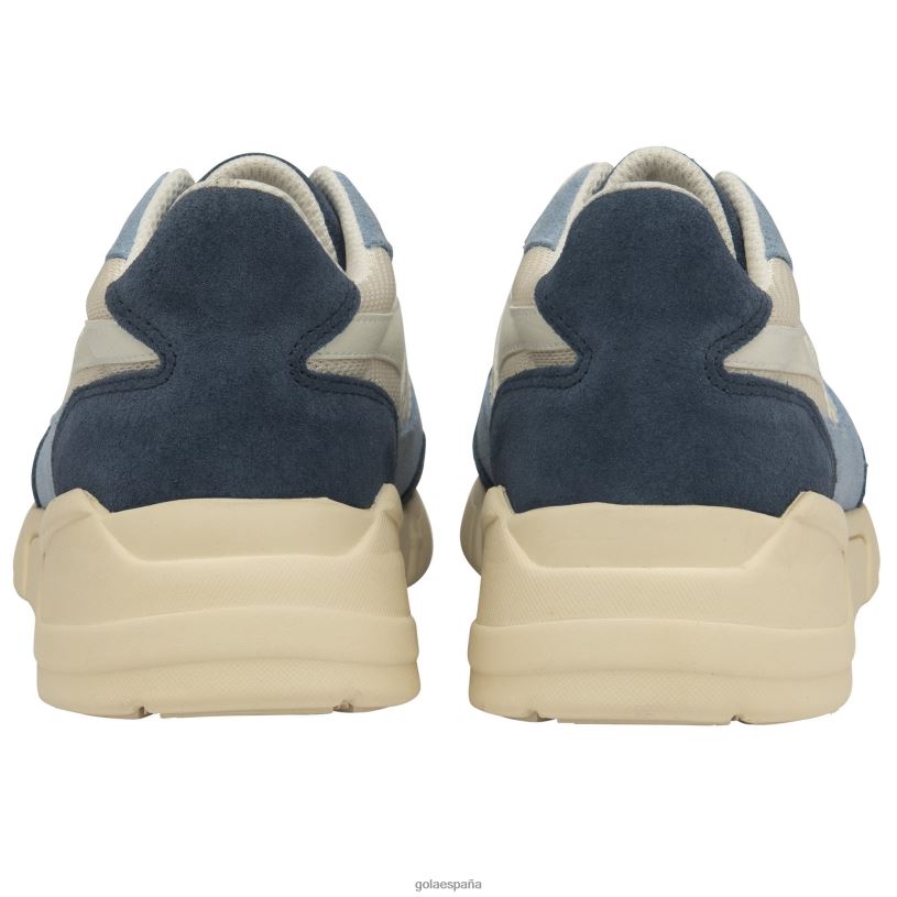 calzado V4PZL347 mujer Gola zapatillas clásicas tempest blanco roto/báltico/azul polvoriento