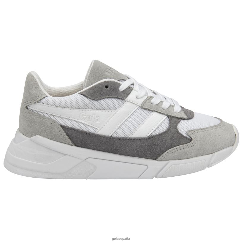 calzado V4PZL348 mujer Gola zapatillas clásicas tempest blanco/gris claro/ceniza