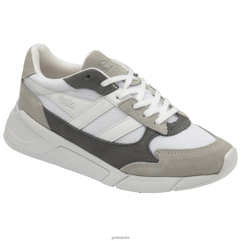 calzado V4PZL348 mujer Gola zapatillas clásicas tempest blanco/gris claro/ceniza