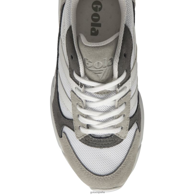 calzado V4PZL348 mujer Gola zapatillas clásicas tempest blanco/gris claro/ceniza