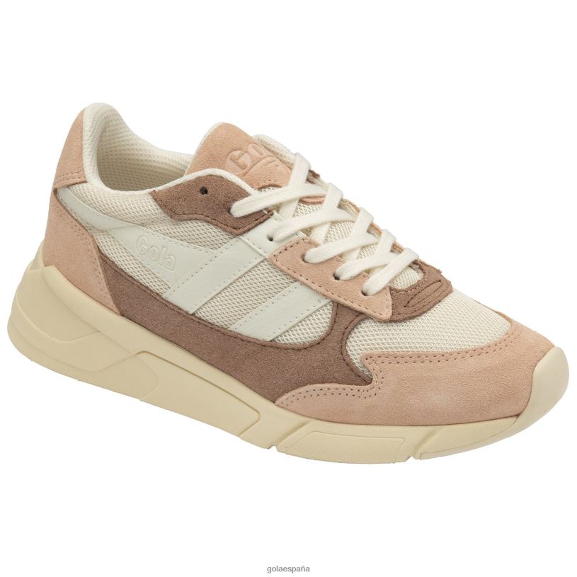 calzado V4PZL350 mujer Gola zapatillas clásicas tempest blanco hueso/rosa perla/concha marina