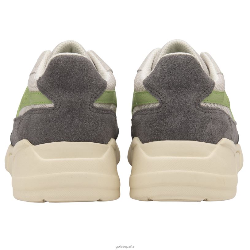 calzado V4PZL351 mujer Gola zapatillas clásicas tempest blanco hueso/ceniza/verde pátina