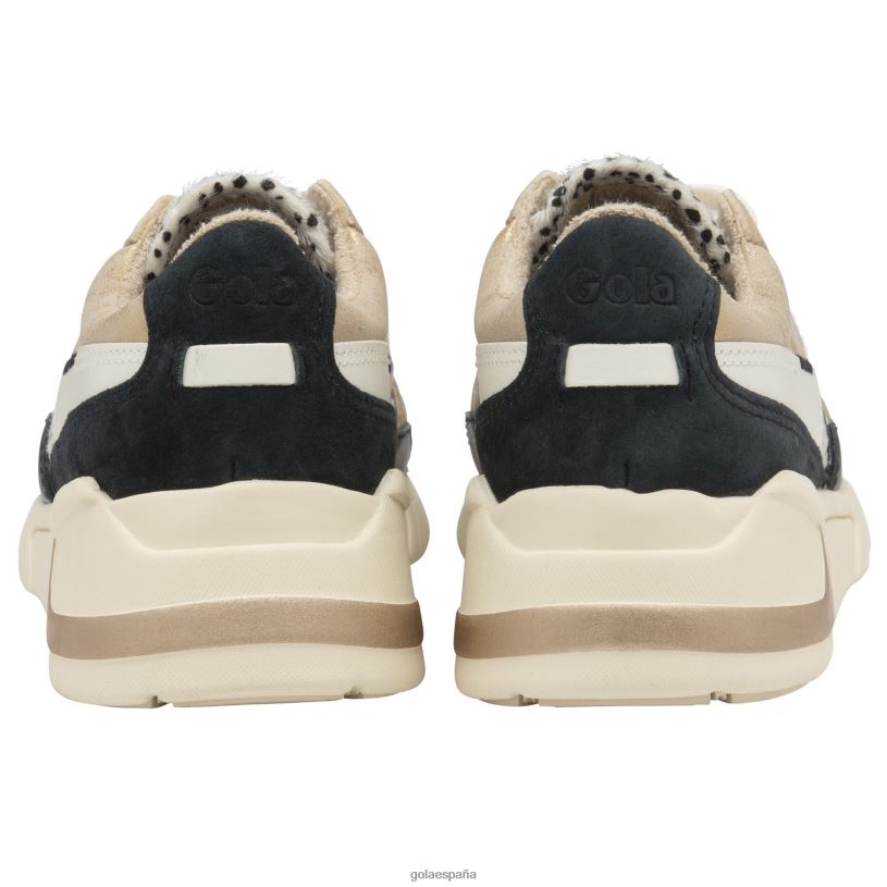 calzado V4PZL381 mujer Gola zapatillas clásicas eclipse mode oro/guepardo/multi