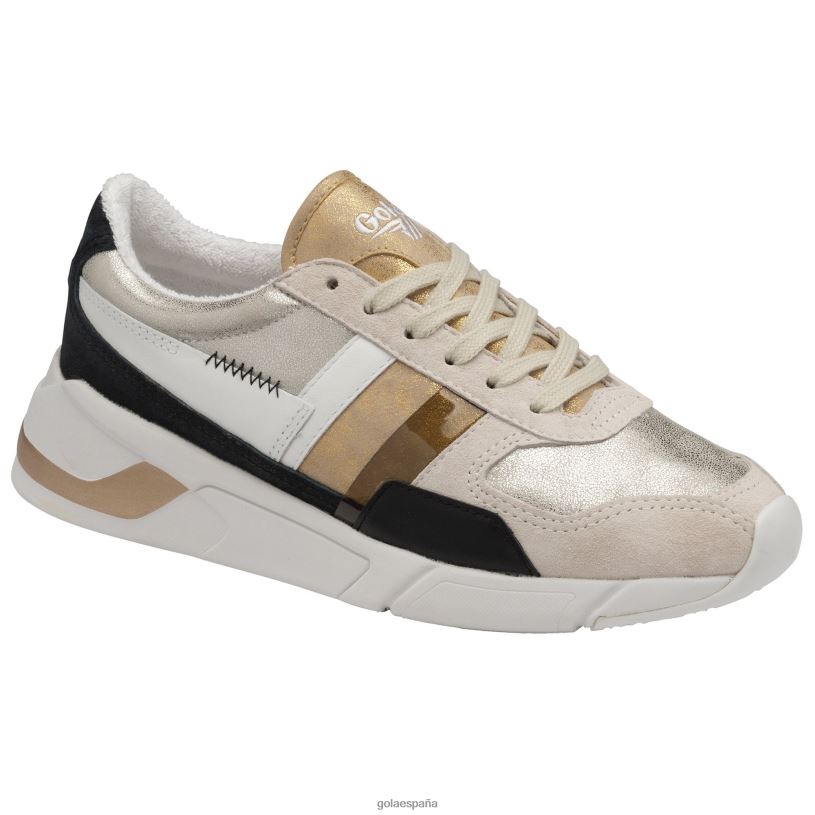 calzado V4PZL382 mujer Gola zapatillas clásicas eclipse mode plata/oro/multi