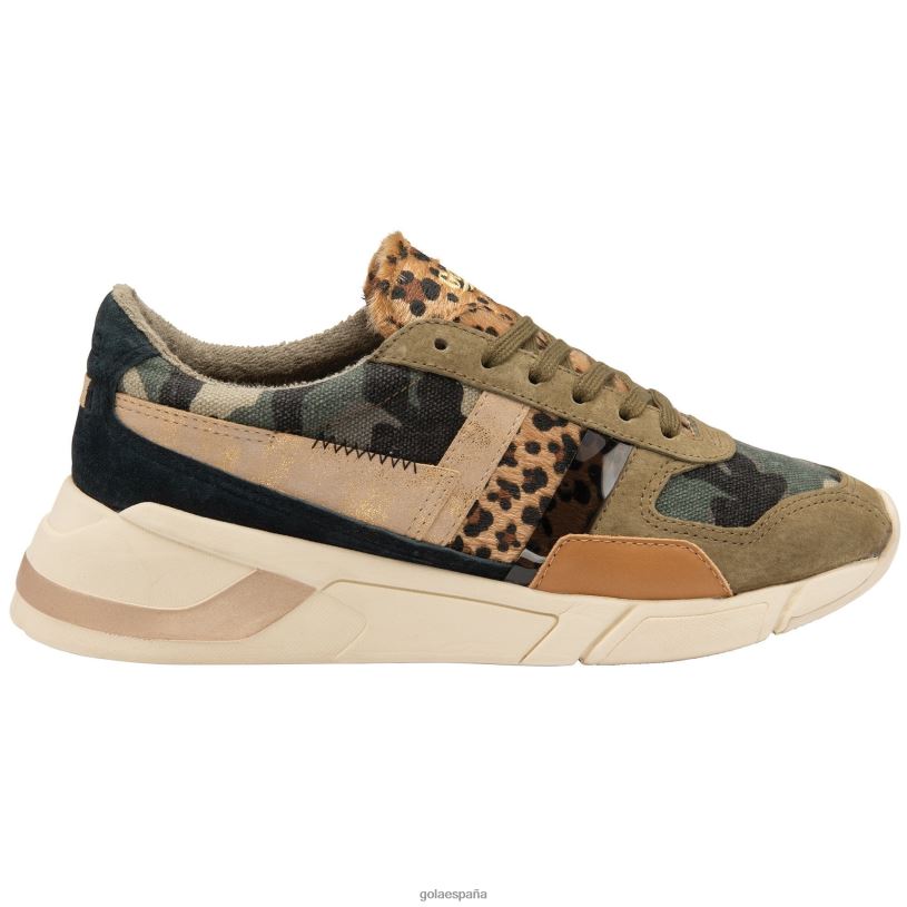 calzado V4PZL383 mujer Gola zapatillas clásicas eclipse mode camuflaje/leopardo/multi