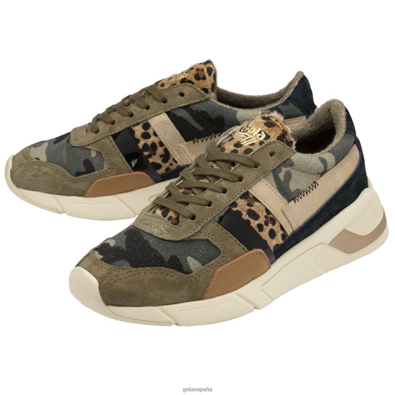 calzado V4PZL383 mujer Gola zapatillas clásicas eclipse mode camuflaje/leopardo/multi