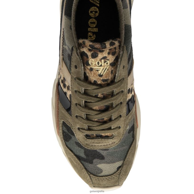 calzado V4PZL383 mujer Gola zapatillas clásicas eclipse mode camuflaje/leopardo/multi