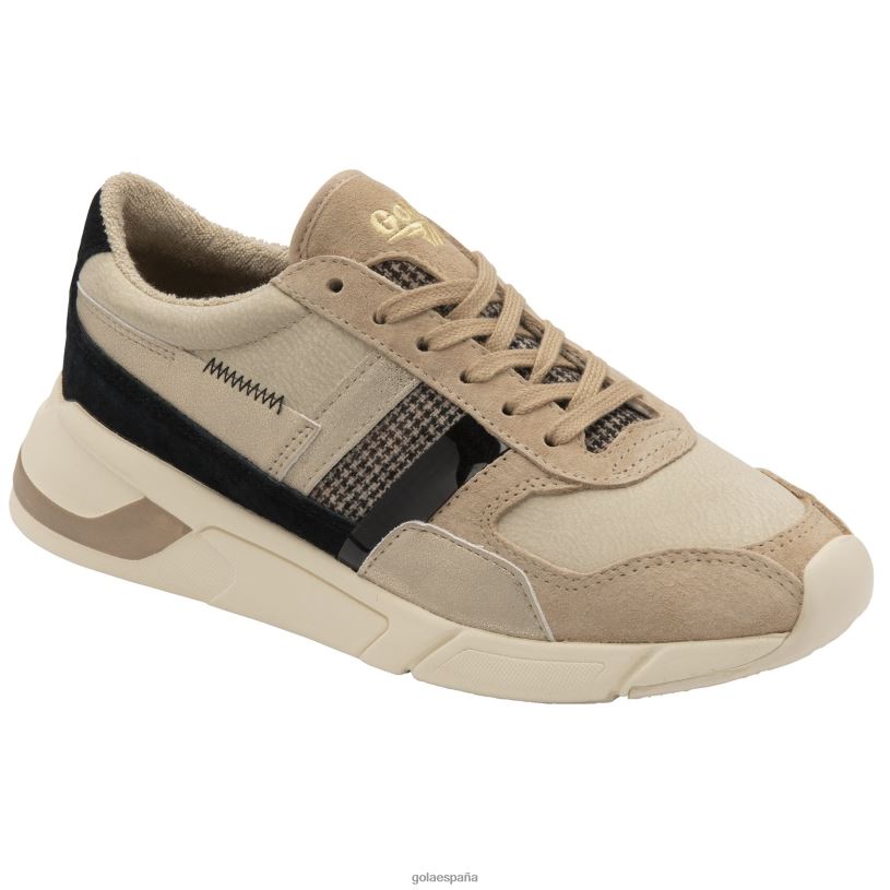 calzado V4PZL406 mujer Gola zapatillas clásicas eclipse mode avena/tweed/multi