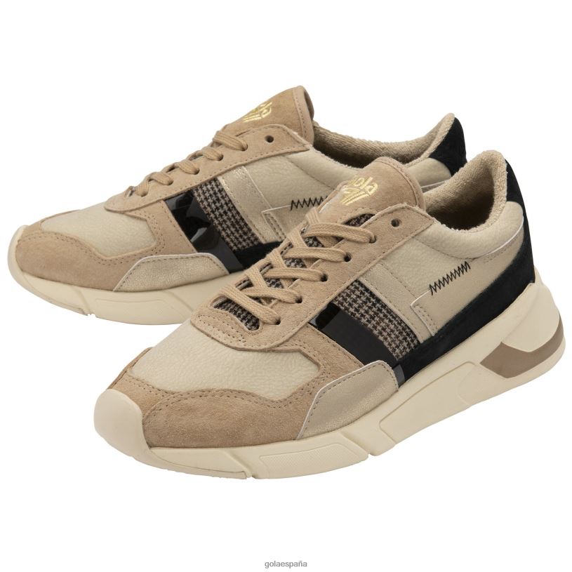 calzado V4PZL406 mujer Gola zapatillas clásicas eclipse mode avena/tweed/multi