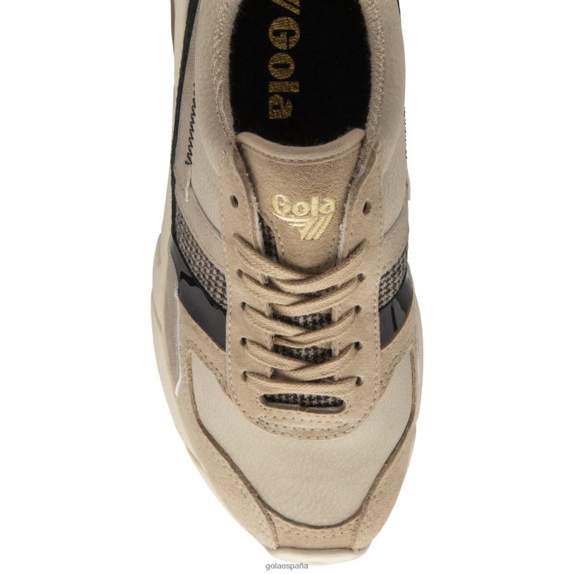 calzado V4PZL406 mujer Gola zapatillas clásicas eclipse mode avena/tweed/multi