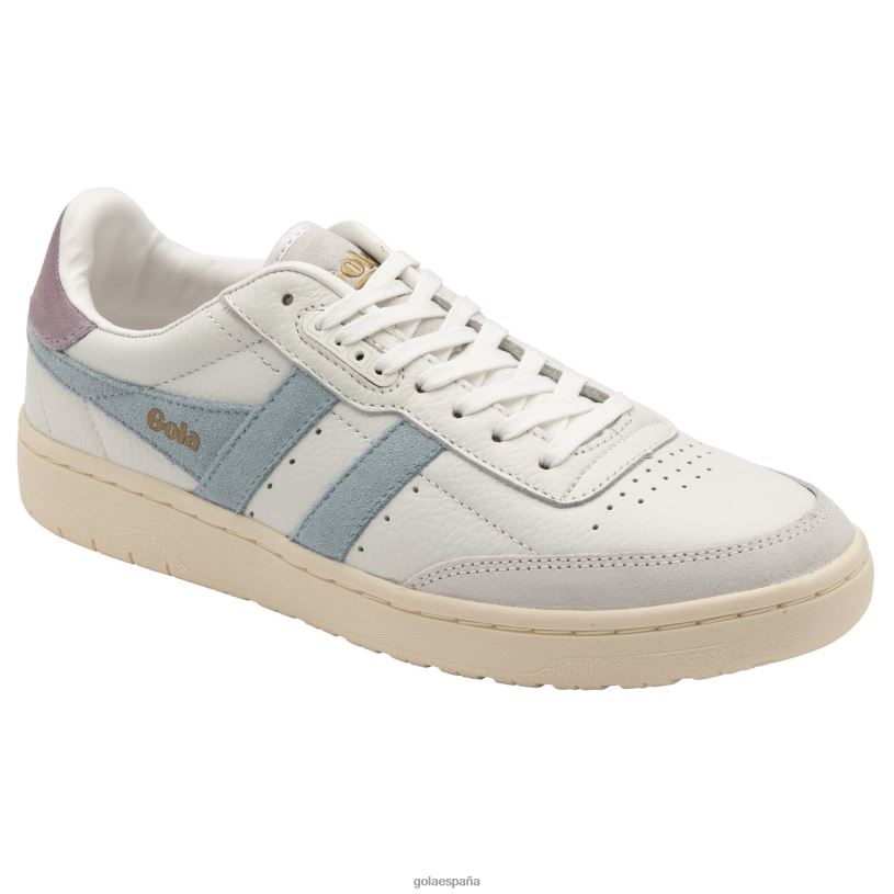 calzado V4PZL588 mujer Gola zapatillas clásicas de halcón blanco/azul polvo/lirio