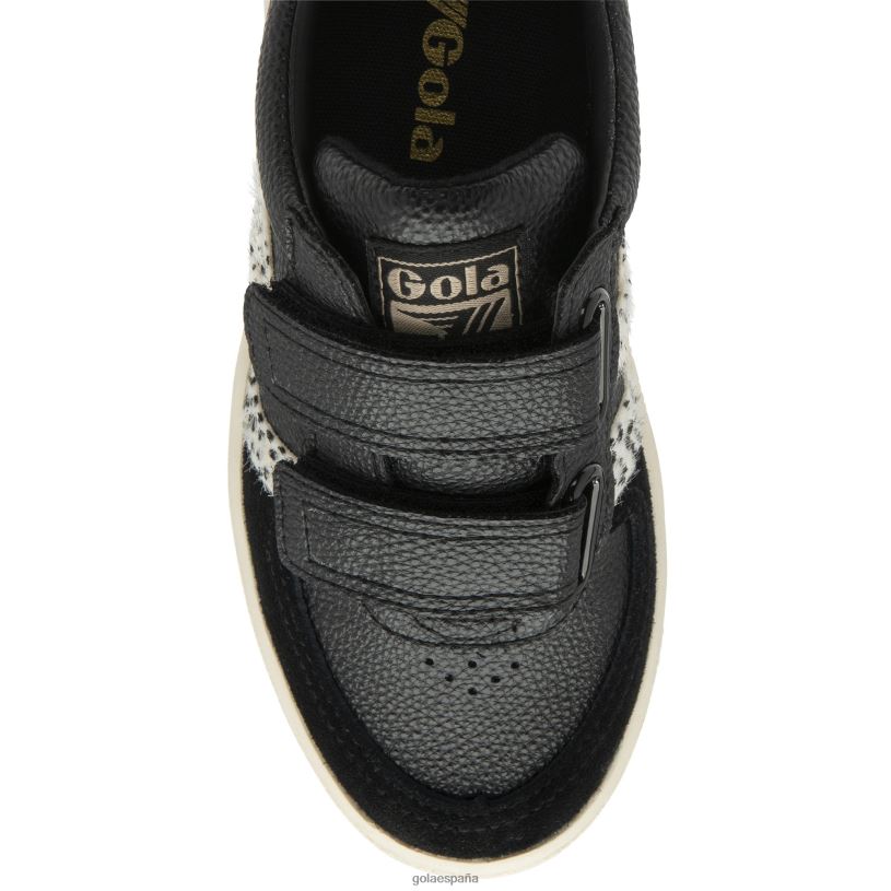 calzado V4PZL692 niños Gola tenis classics grandslam tropic negro/guepardo/oro