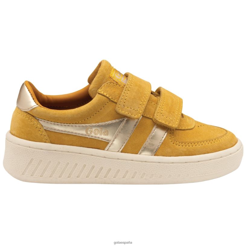 calzado V4PZL695 niños Gola tenis classics grandslam con correa de perlas sol