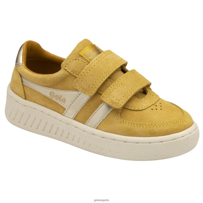 calzado V4PZL695 niños Gola tenis classics grandslam con correa de perlas sol