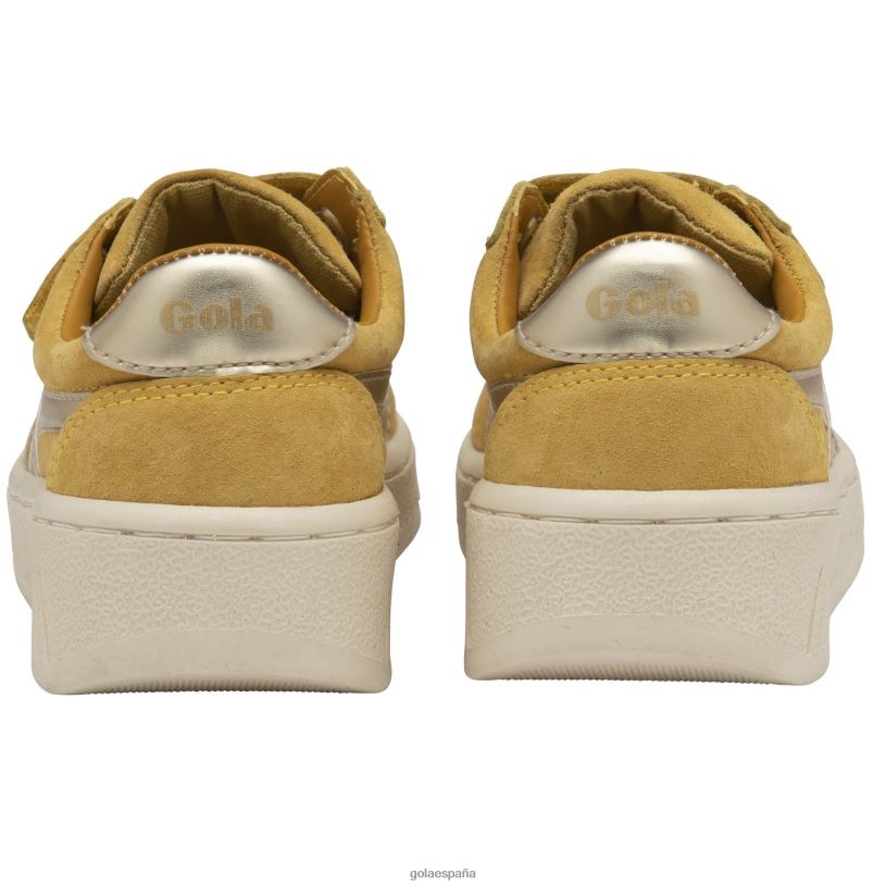 calzado V4PZL695 niños Gola tenis classics grandslam con correa de perlas sol