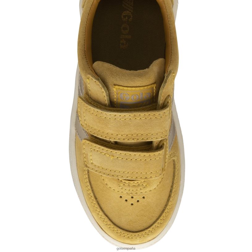 calzado V4PZL695 niños Gola tenis classics grandslam con correa de perlas sol